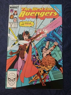 West Coast Avengers #43 used Marvel comic 1989