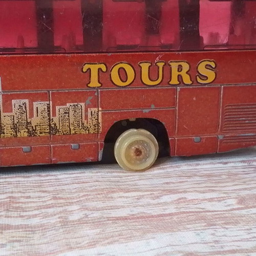 Vintage metal Mercedes Benz Express Tours bus used