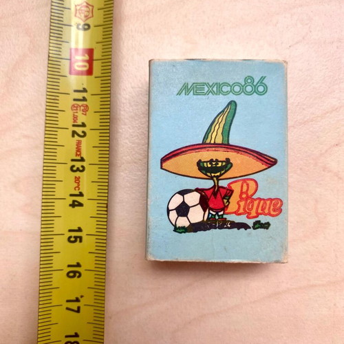 Mundial Mexico 86 Vintage Matchbox Like New Greek Production