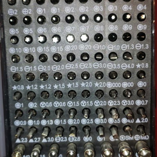 Mobile phone-watch screwdriver kit used, 115 pcs