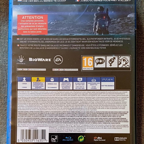 Mass Effect Andromeda PS4 game used