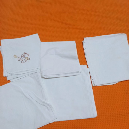 Baby bedding sets and swaddle sheets used, pack of 5