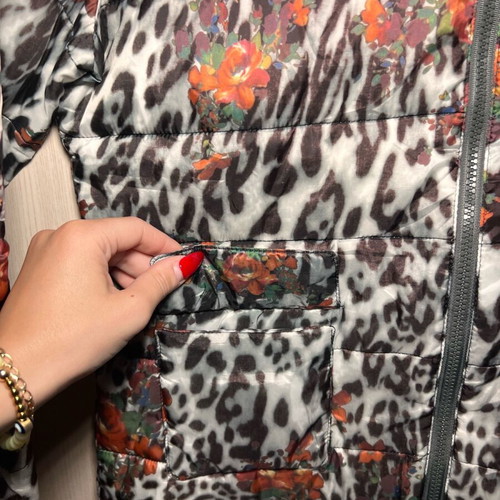 Jacket with various patterns like new