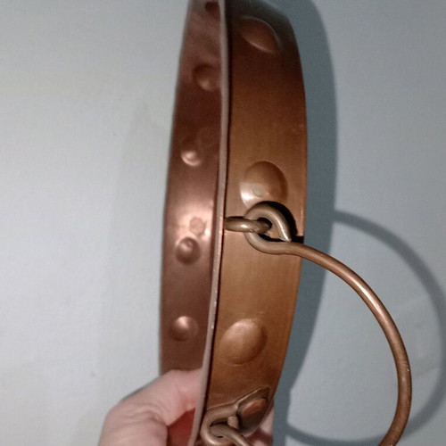 Decorative copper plate like new with beautiful design