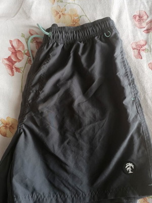 Men's swim shorts XL gray like new with pockets