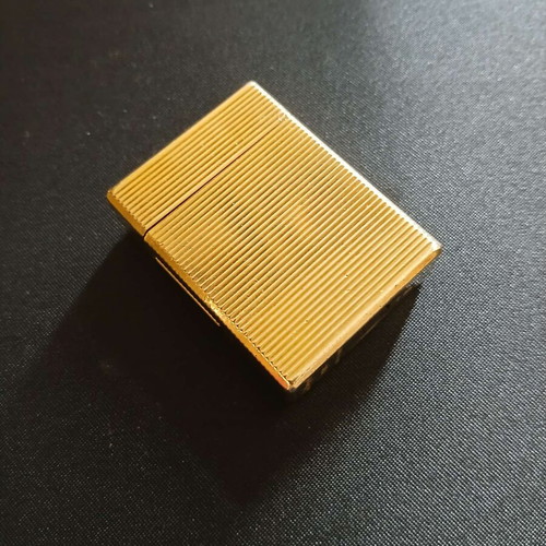 S.T. Dupont Ligne 2 lighter used, yellow gold finish