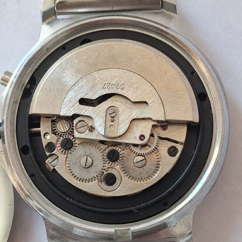 Slava Automatic Retro 1970 wristwatch like new, Leningrad