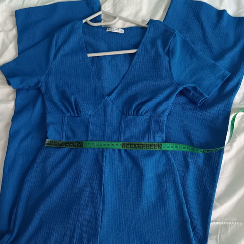 Stradivarius jumpsuit small, like new, blue