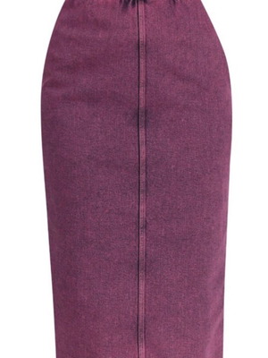 No 21 designer denim fuchsia skirt new