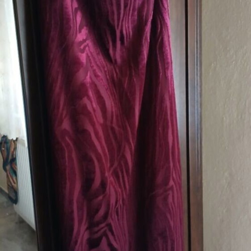 River Island maxi dress new, red with velvet details