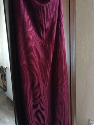 River Island maxi dress new, red with velvet details