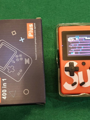 Sup Game Box 400 in 1 Plus portable retro console, red