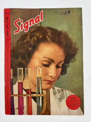 Signal WW2 German propaganda magazine used, issue 9 1944