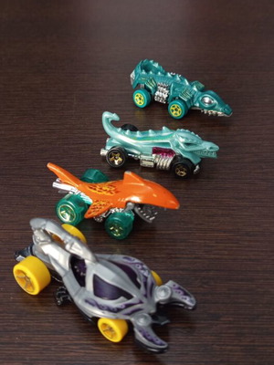 Hot Wheels μεταλλικά αυτοκίνητα, σετ 4