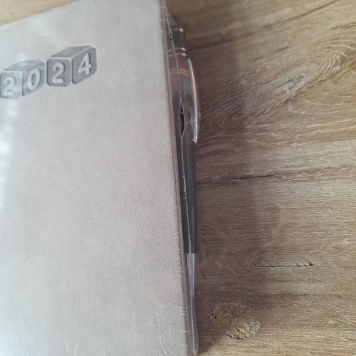 2024 diary new with pen for notebook