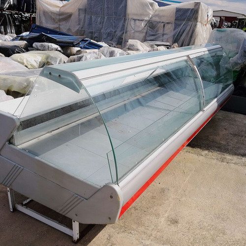 Domi Meat, Cold Cuts, and Dairy Display Refrigerator like new 380x115x125cm