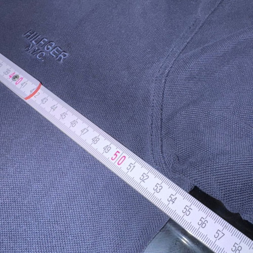 Tommy Hilfiger polo shirt L slim fit used, dark blue cotton