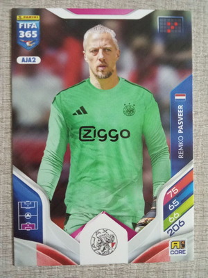 Paasveer Ajax Adrenalyn card Adrenalyn XL 365 Fifa Panini 2025-26 like new