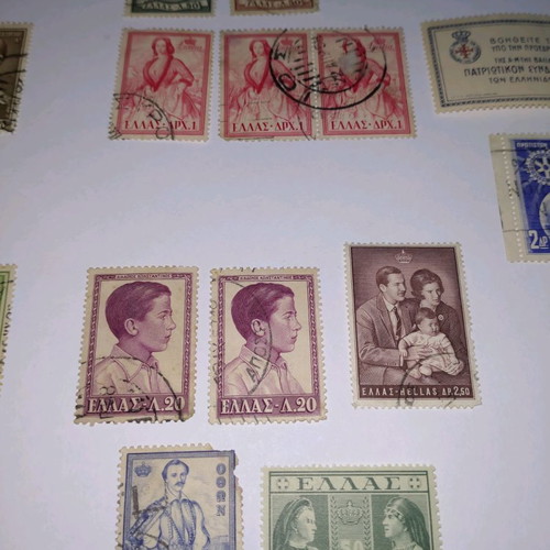 Stamp collection used, thematic