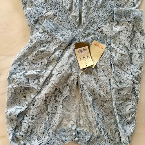 Monsoon dress light blue new size M