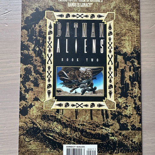 Batman/Aliens Book #2 like new