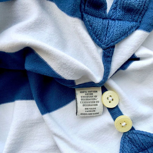 Abercrombie & Fitch Men's Short Sleeve Polo Rugby Striped Shirt Used Size S
