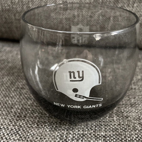 New York Giants whiskey glasses, pack of 6, 1970s collectible like new