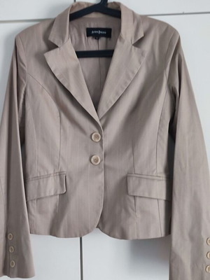 Artisti Italiani women's beige jacket like new with stripes
