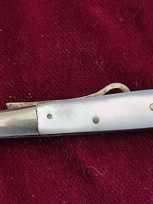 Αγγλικός ασημένιος γάντζος μεταχειρισμένος, περίπου 1900