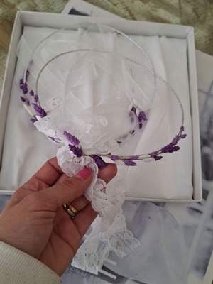Wedding Stefana lavender, new, silver plated