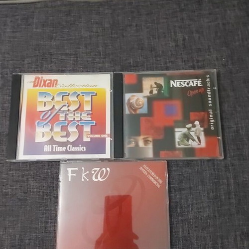 Lot of 3 vintage advertising CDs used