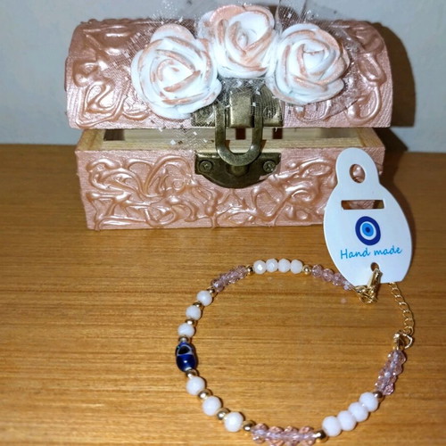 Jewelry set new, 5 pieces gold and silver tone