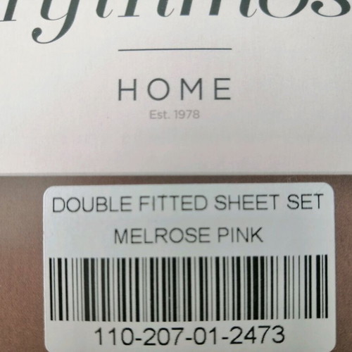 Melrose flannel bed sheet set super king size new 230x260 with fitted sheet 165x205