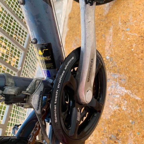 Ideal Strike 26" mountain bike used with Shimano gears, front suspension, rack