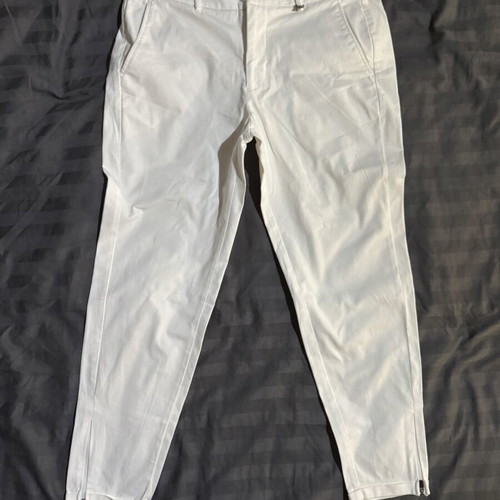 Vittorio Artist fabric pants size L white like new