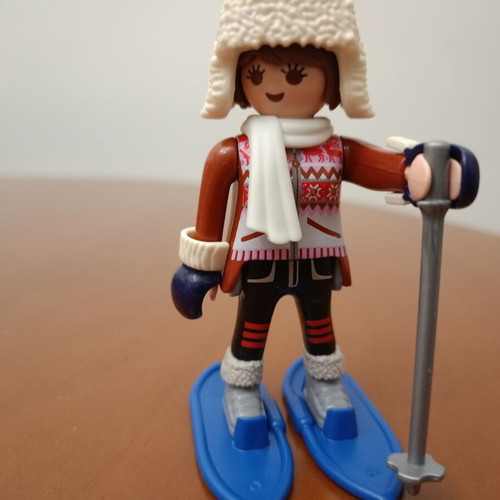 Playmobil Winter Sports Figure like new with accessories