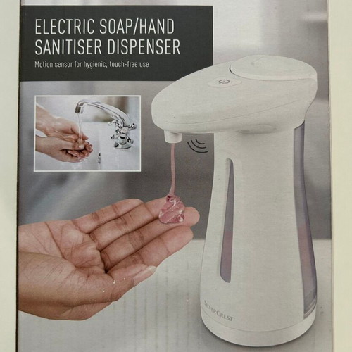 Silvercrest automatic soap dispenser with sensor, new in box
