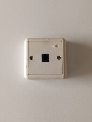 OTE wall telephone socket used