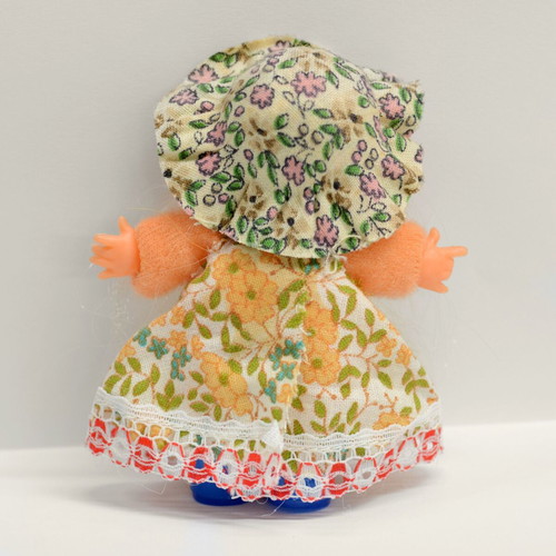 El Greco Filenaditsa doll 80s like new, miniature bean doll with hat