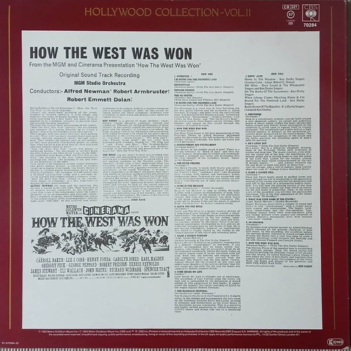 How The West Was Won vinyl soundtrack like new with poster