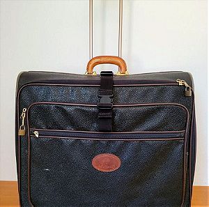 Vintage MULBERRY Scotchgrain Travel Bag / Trolley Suitcase ΒΑΛΙΤΣΑ ΤΑΞΙΔΙΟΥ