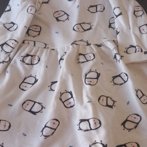 Pack of 2 Alouette and Marks&Spencer fleece dresses 12-24 months like new