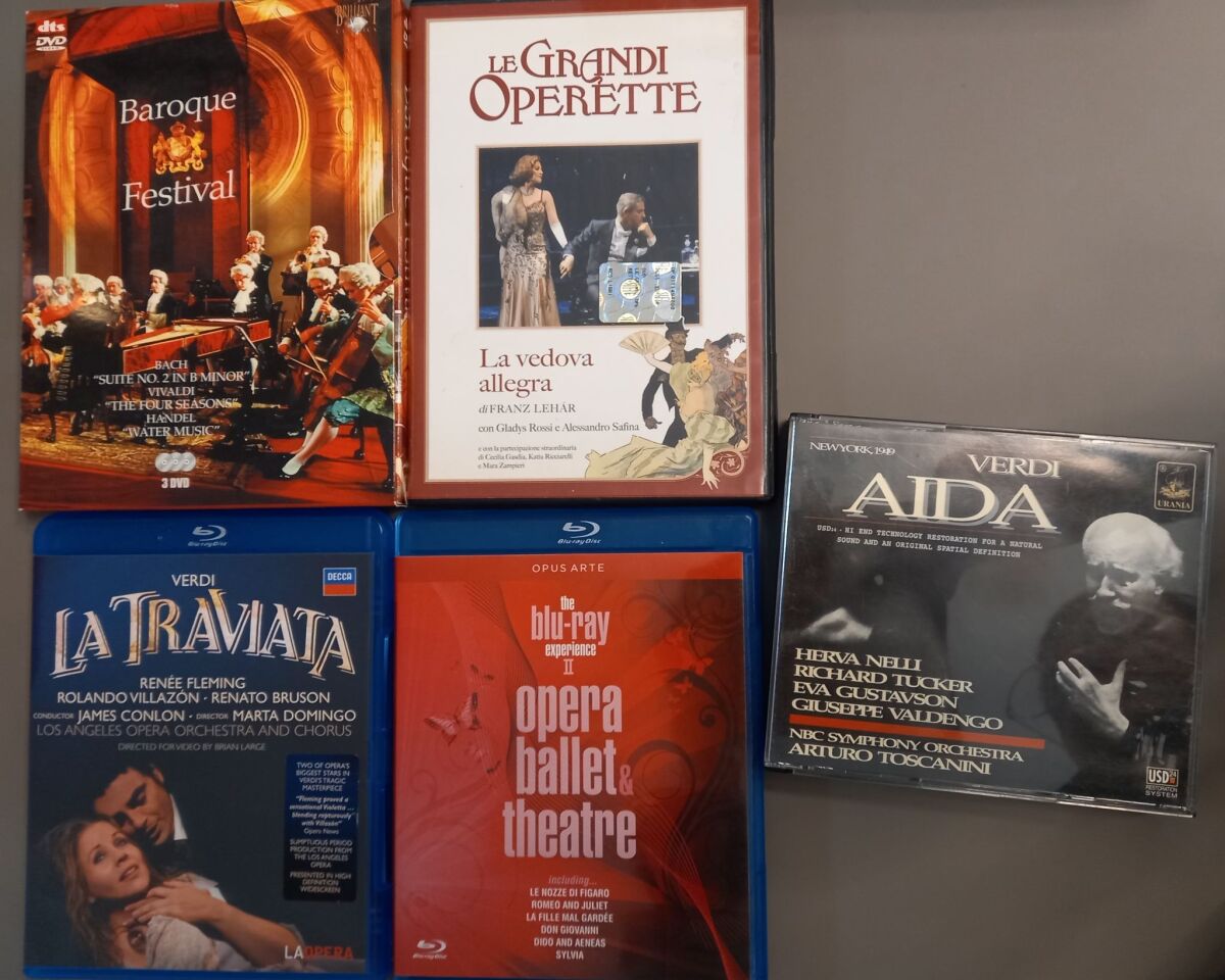 Opera and classical music DVD/Blu-ray… - € 25,00 - Vendora.cy