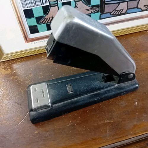 Vintage office accessories used, set of 2 pieces