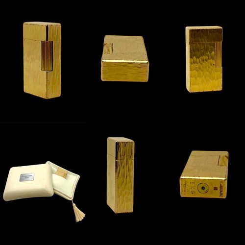 Flaminaire lighter used, gold vintage 1980s