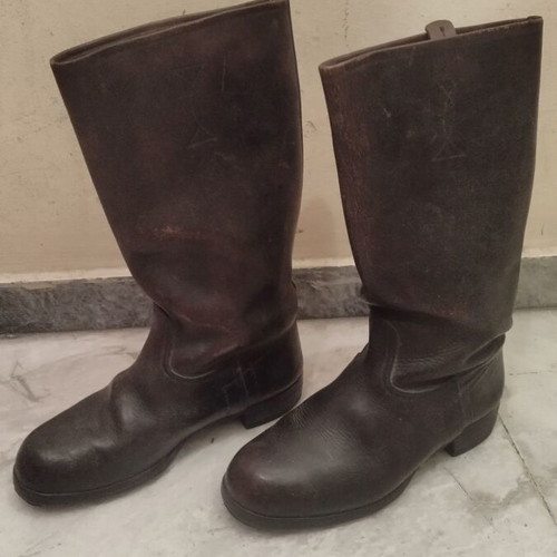 Wehrmacht German Army Boots used, size 42, leather