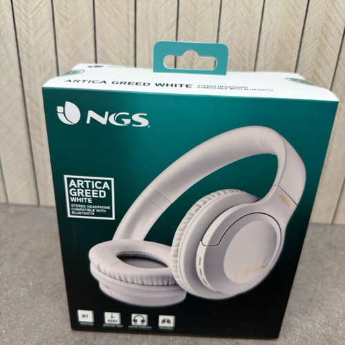 Wireless Over-Ear Headphones new, Bluetooth 5.1, white