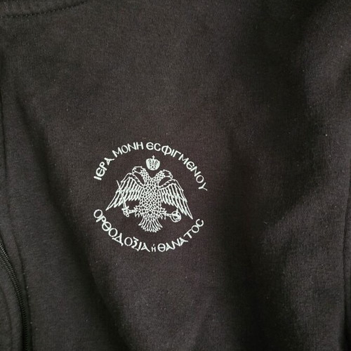 Esfigmenou Monastery jacket, black, size L