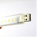  Λαμπα LED USB Powered - Ζεστο Ασπρο