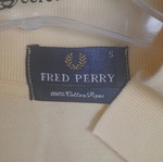 Fred Perry men's polo shirt size S like new, yellow